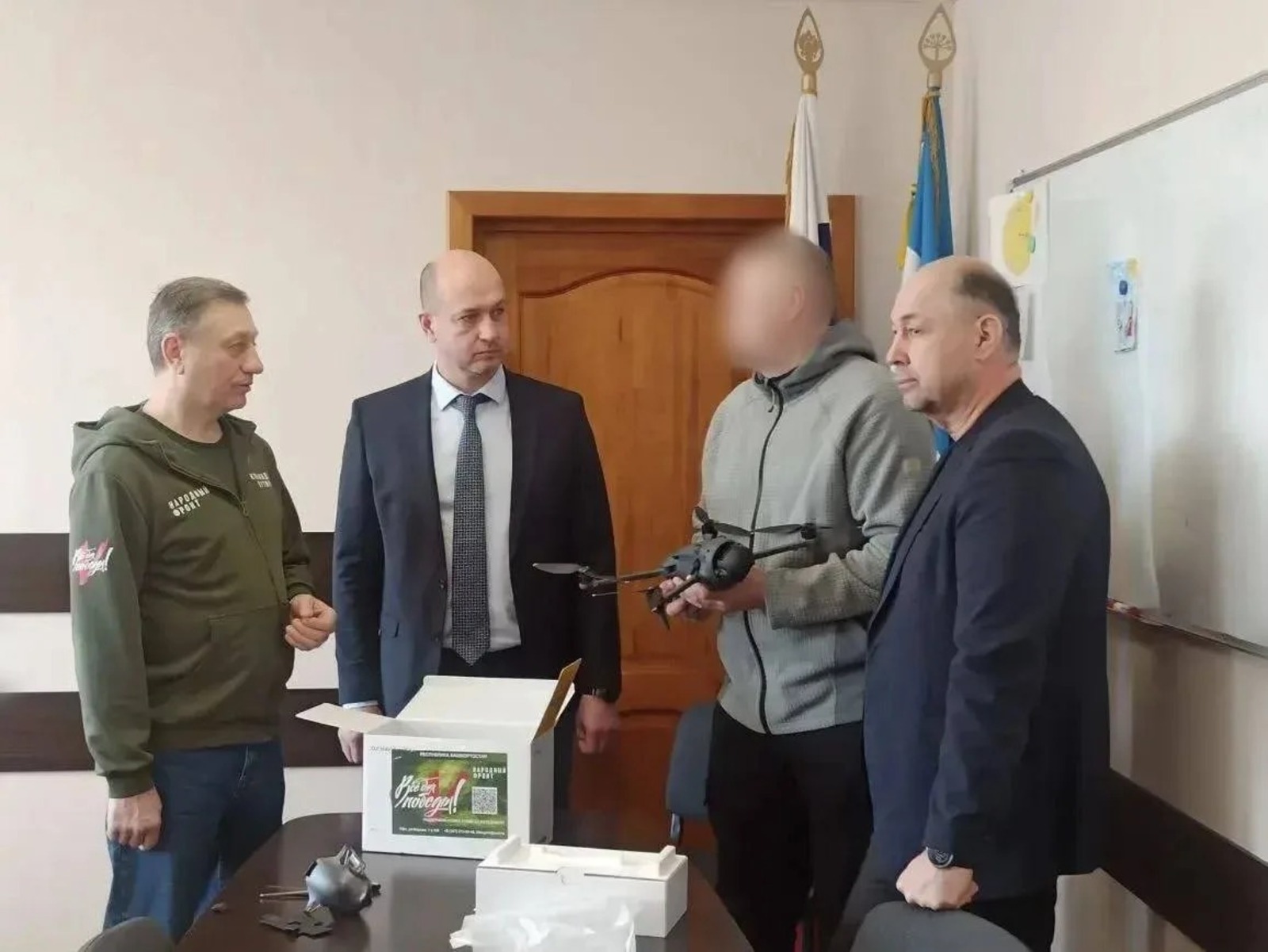 СВОих не бросаем: журналисты Башкирии передали товарищу на фронт БПЛА