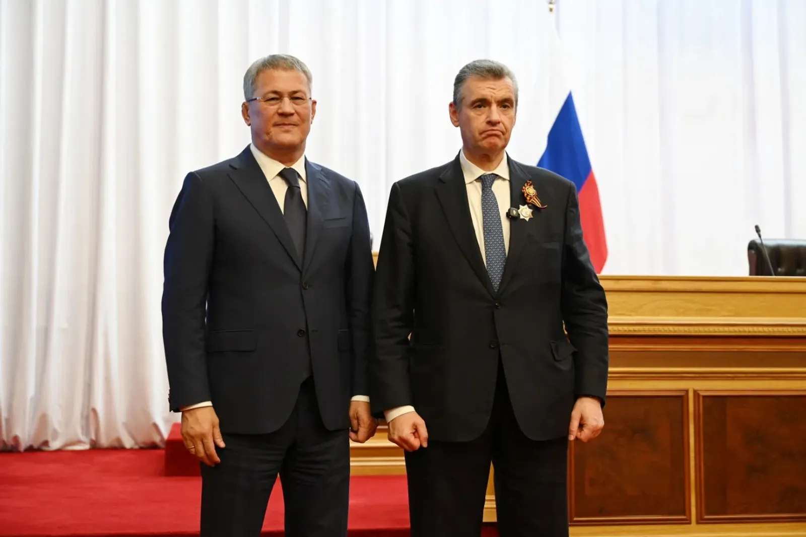 Председатель ЛДПР Леонид Слуцкий поблагодарил руководство Башкирии