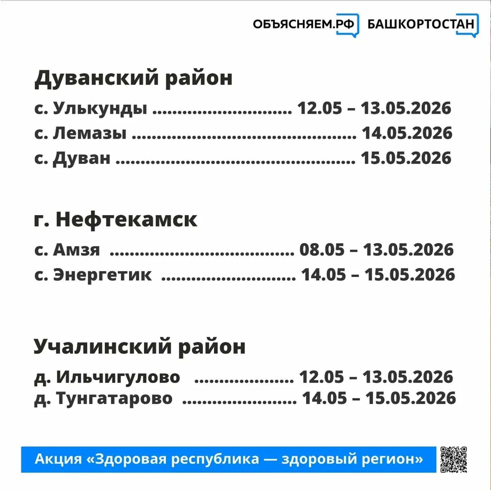 В Башкирии продолжат курсировать «поезда здоровья»