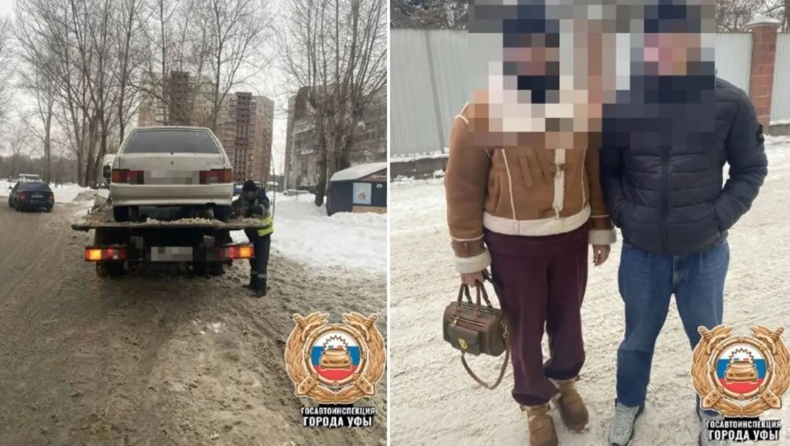 В Уфе вновь за рулем отечественной легковушки попался юный водитель
